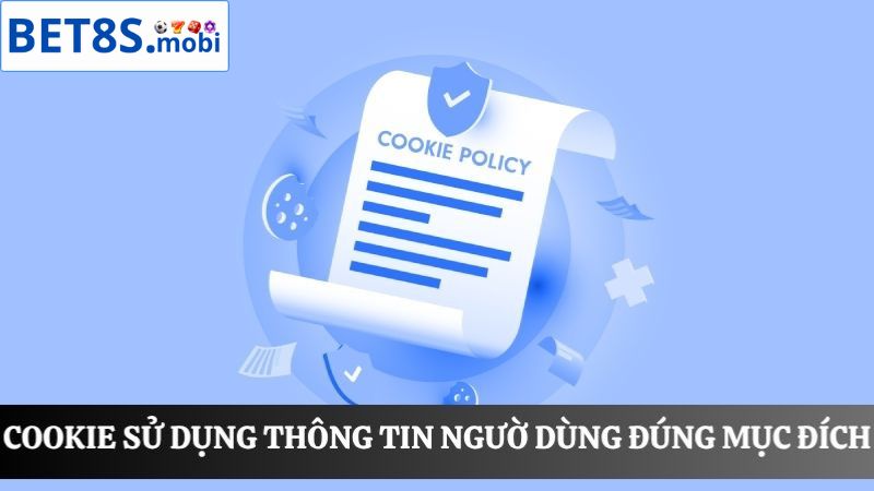 chính sách Cookie Bet8s sử dụng thông tin người chơi 