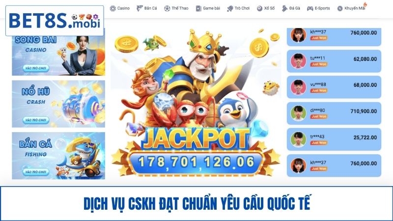 Dịch vụ CSKH BET8S